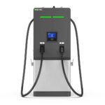 Hybpod DynaCharge DC Fast Charger – 100kW+ CCS1 DC Super Charger with 27-Inch LCD Touchscreen and Cloud App Management